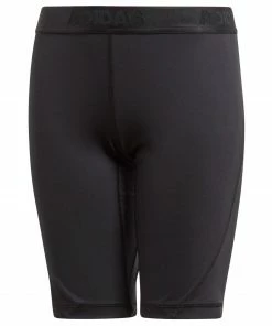 Adidas Alphaskin Sport Kompression Short Kinder Schwarz