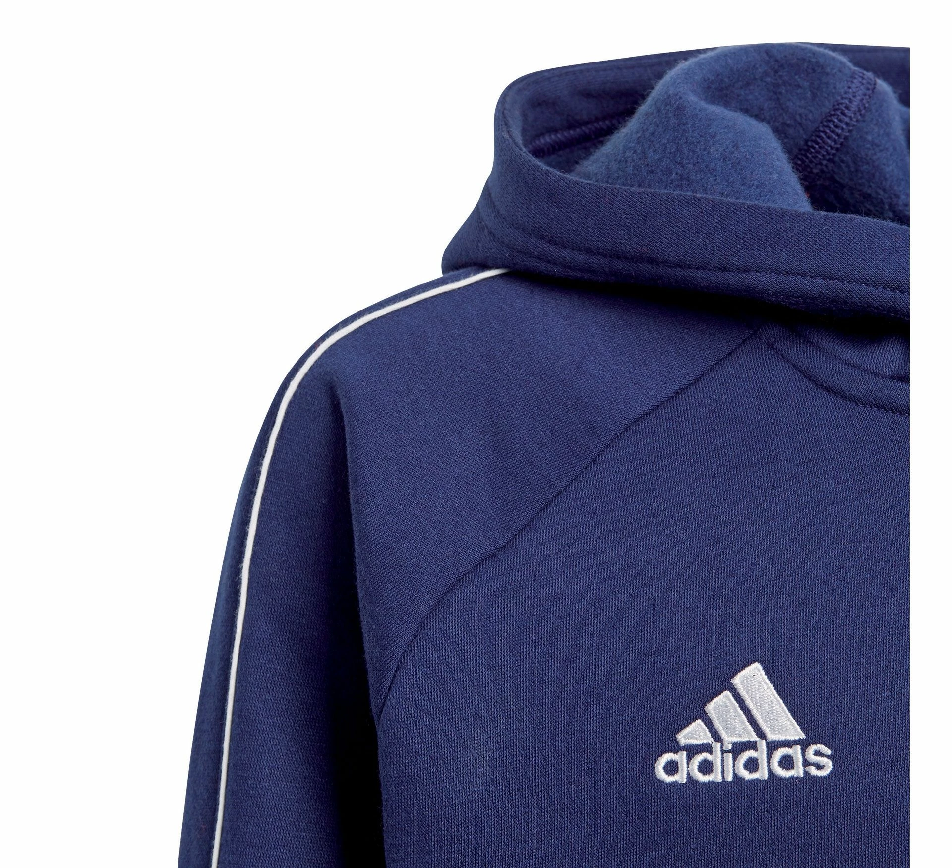 Adidas Core 18 Hoody Jr Marine - Weiß 4 Adidas Core 18 Hoody Jr Marine - Weiß – Bild 2
