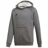 Adidas Core 18 Hoody Y Grau - Schwarz