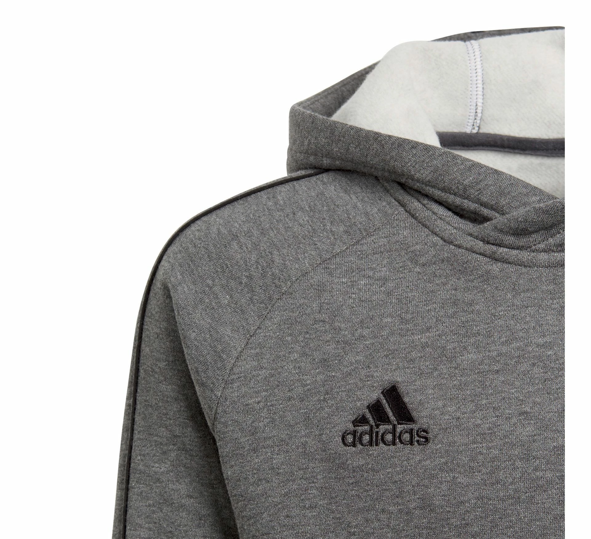 Adidas Core 18 Hoody Y Grau - Schwarz 4 Adidas Core 18 Hoody Y Grau - Schwarz – Bild 2