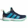Adidas Stabil Indoorschuhe Kinder Marine - Hellblau