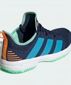 Adidas Stabil Indoorschuhe Kinder Marine - Hellblau -Brabo-Laden Adidas Stabil Indoorschoen Junior 3 2207011436