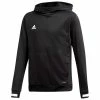 Adidas T19 Kapuzenpullover Kinder Schwarz - Weiß -Brabo-Laden Adidas T19 Hoodie Junior 6