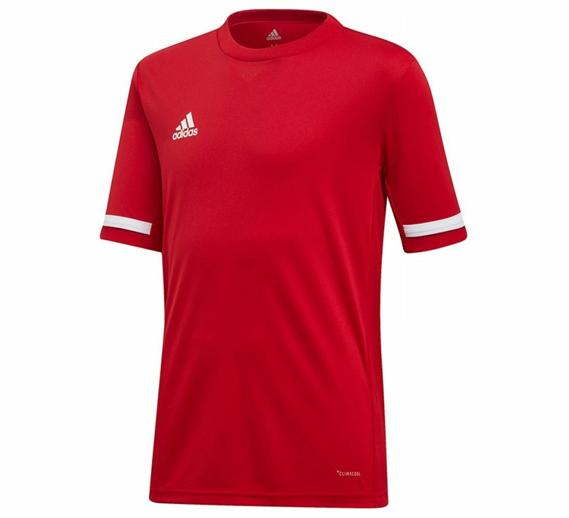 Adidas T19 Shirt Jungen Rot - Weiß 3 Adidas T19 Shirt Jungen Rot - Weiß