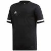Adidas T19 Shirt Junior Schwarz - Weiß