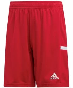 Adidas T19 Shorts Kinder Rot - Weiß