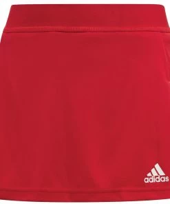 Adidas T19 Skort Mädchen Rot - Weiß