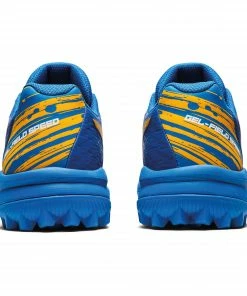 Asics Gel-Field Speed (GS) Hockeyschuh Kinder Blau - Orange -Brabo-Laden Asics Gel Field Speed GS Hockeyschoenen Junior 7 2209011259