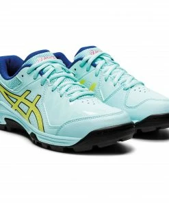 Asics Gel-Peake (GS) Hockeyschuh Kinder Blau - Gelb - Schwarz