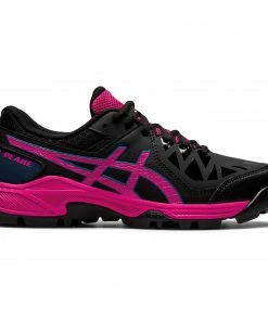 Asics Gel-Peake (GS) Hockeyschuh Kinder Schwarz - Rosa - Blau -Brabo-Laden Asics Gel Peake GS Hockeyschoenen Junior 3 2109170947 2
