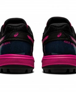 Asics Gel-Peake (GS) Hockeyschuh Kinder Schwarz - Rosa - Blau -Brabo-Laden Asics Gel Peake GS Hockeyschoenen Junior 7 2109170947 2