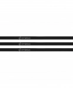 Brabo 3-pack Haargummis (10mm) Schwarz