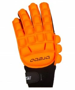 Brabo F2.1 Pro Hockey Handschuhe (links) Orange - Schwarz