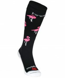 Brabo Flamingo Hockeysocken Schwarz - Rosa - Weiß