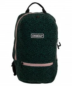 Brabo Fun Leopard Hockey Rucksack Kinder Dunkelgrün - Schwarz