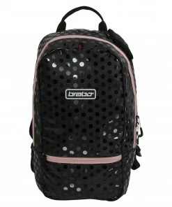 Brabo Fun Polka Hockey Rucksack Kinder Schwarz - Rosa