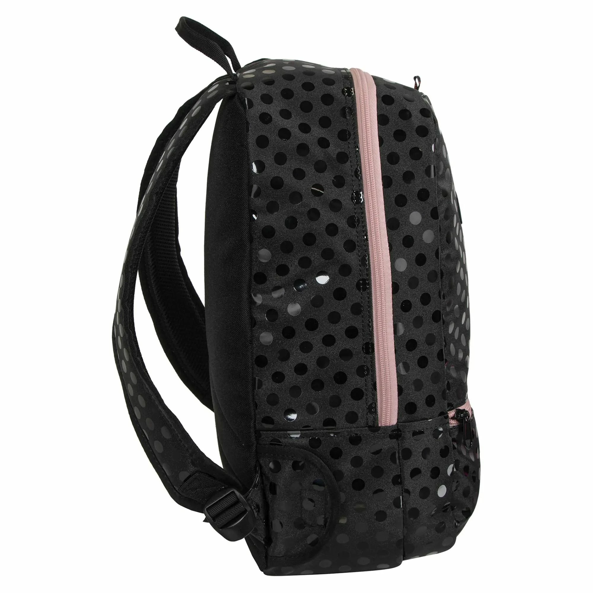 Brabo Fun Polka Hockey Rucksack Kinder Schwarz - Rosa 5 Brabo Fun Polka Hockey Rucksack Kinder Schwarz - Rosa – Bild 3