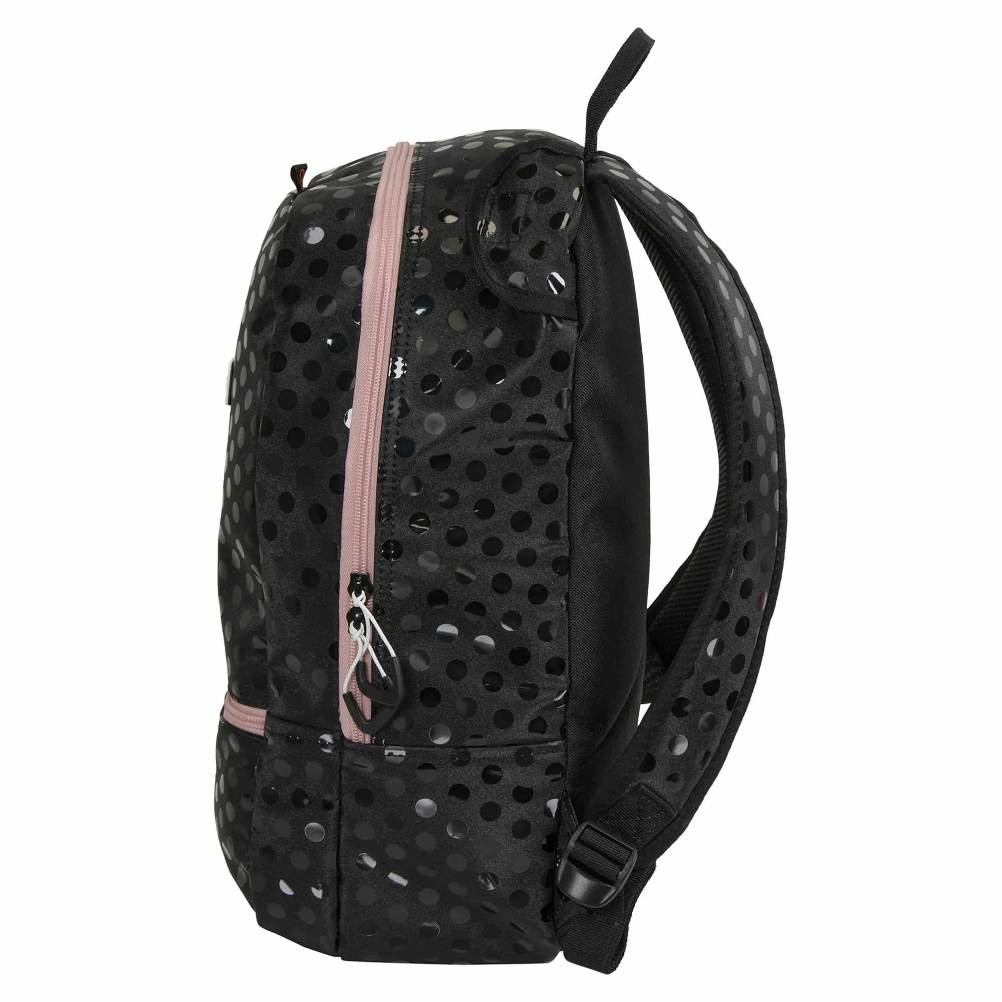 Brabo Fun Polka Hockey Rucksack Kinder Schwarz - Rosa 6 Brabo Fun Polka Hockey Rucksack Kinder Schwarz - Rosa – Bild 4