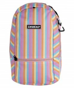 Brabo Fun Rainbow Hockey Rucksack Kinder Rosa - Blau - Gelb - Orange