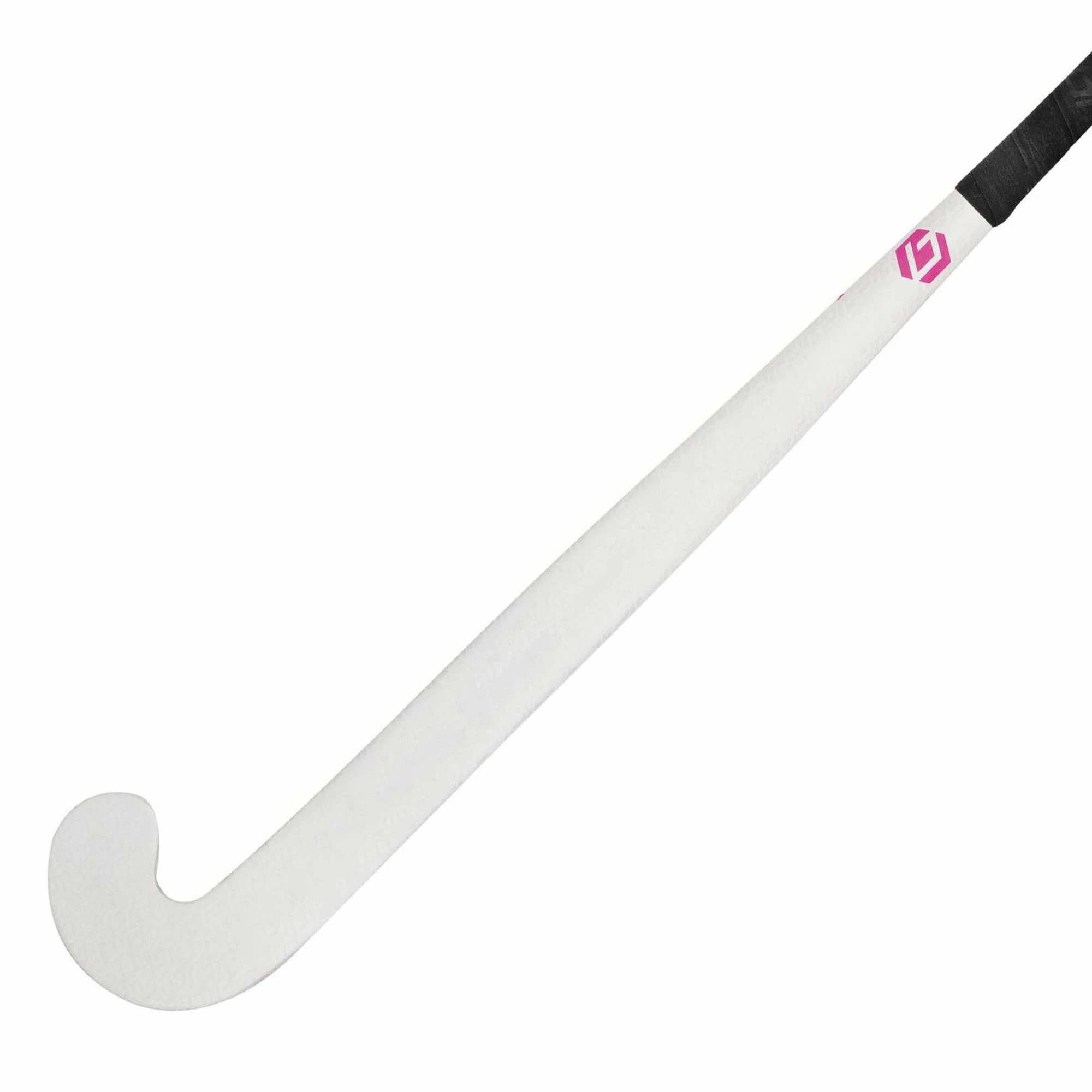 Brabo G-Force Pure Studio Hockeyschläger Kinder Weiß - Rosa 4 Brabo G-Force Pure Studio Hockeyschläger Kinder Weiß - Rosa – Bild 2