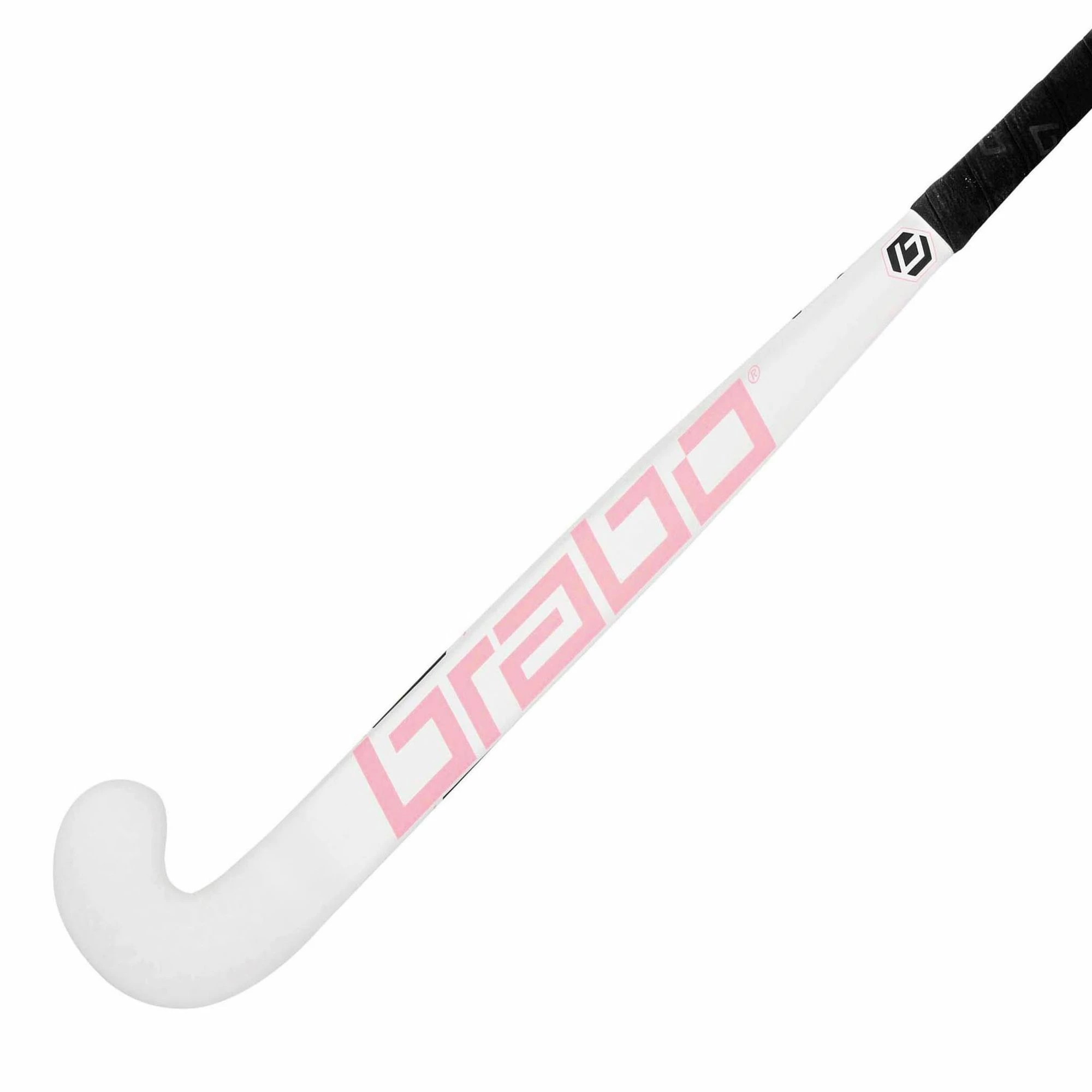 Brabo G-Force TC-30 Hockeyschläger Kinder Weiß - Rosa 4 Brabo G-Force TC-30 Hockeyschläger Kinder Weiß - Rosa – Bild 2