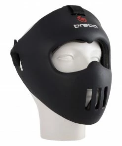 Brabo Gezichtsmasker Junior Schwarz