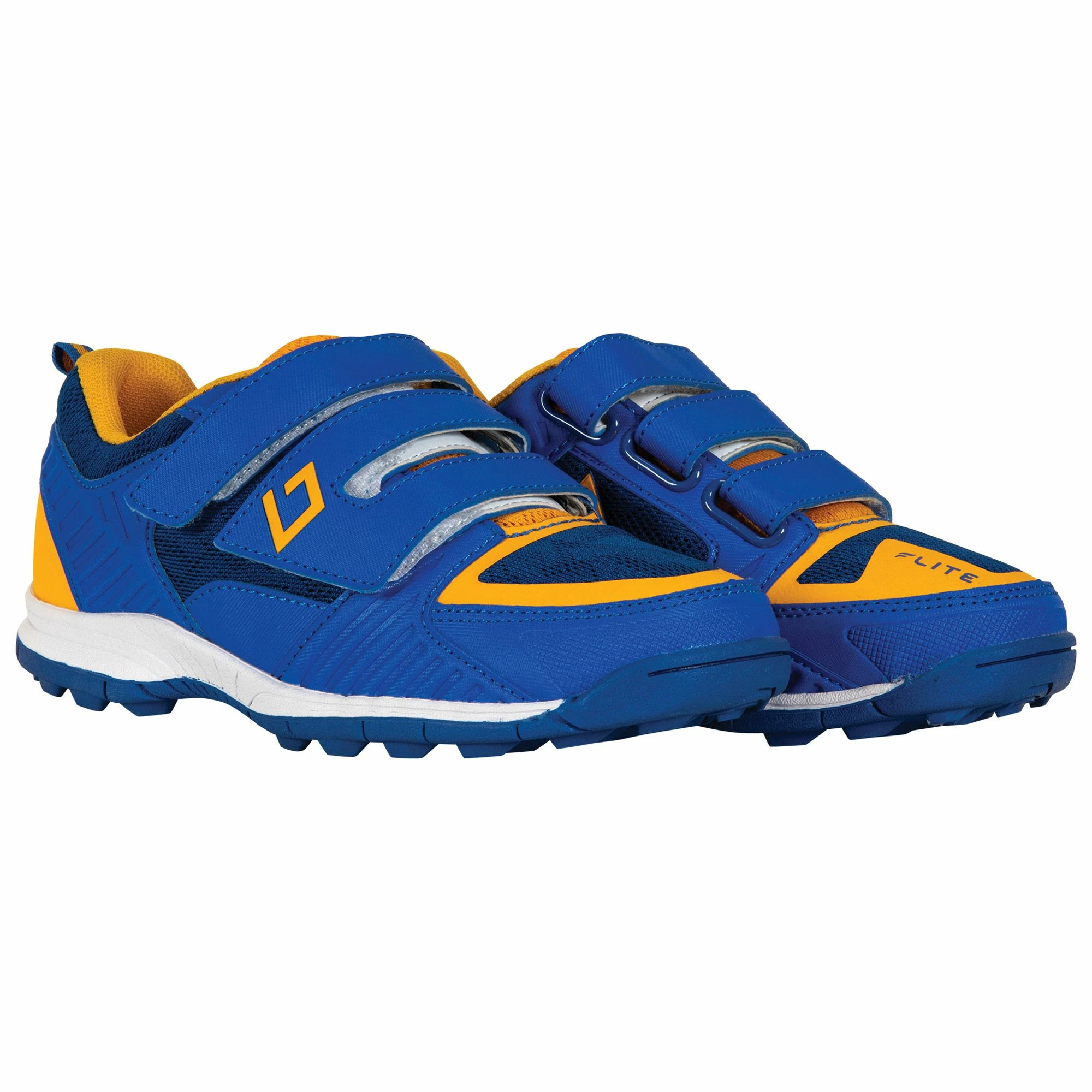 Brabo Hockeyschuh Kinder Blau - Orange 3 Brabo Hockeyschuh Kinder Blau - Orange