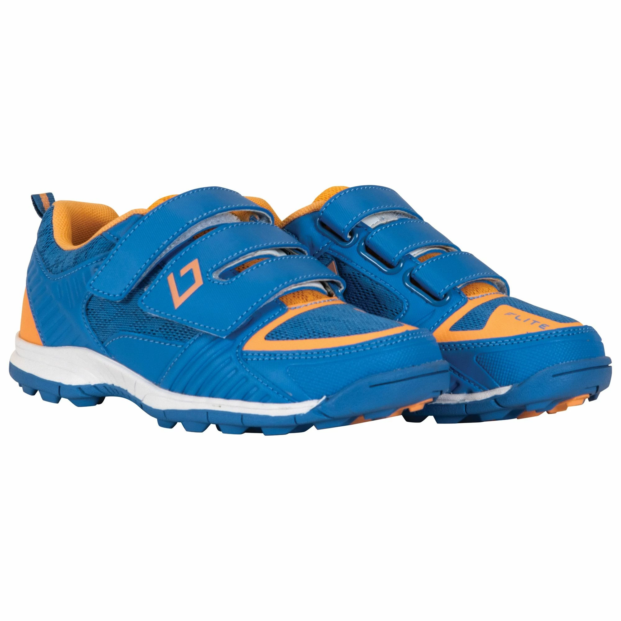 Brabo Hockeyschuh Kinder Blau - Orange 3 Brabo Hockeyschuh Kinder Blau - Orange