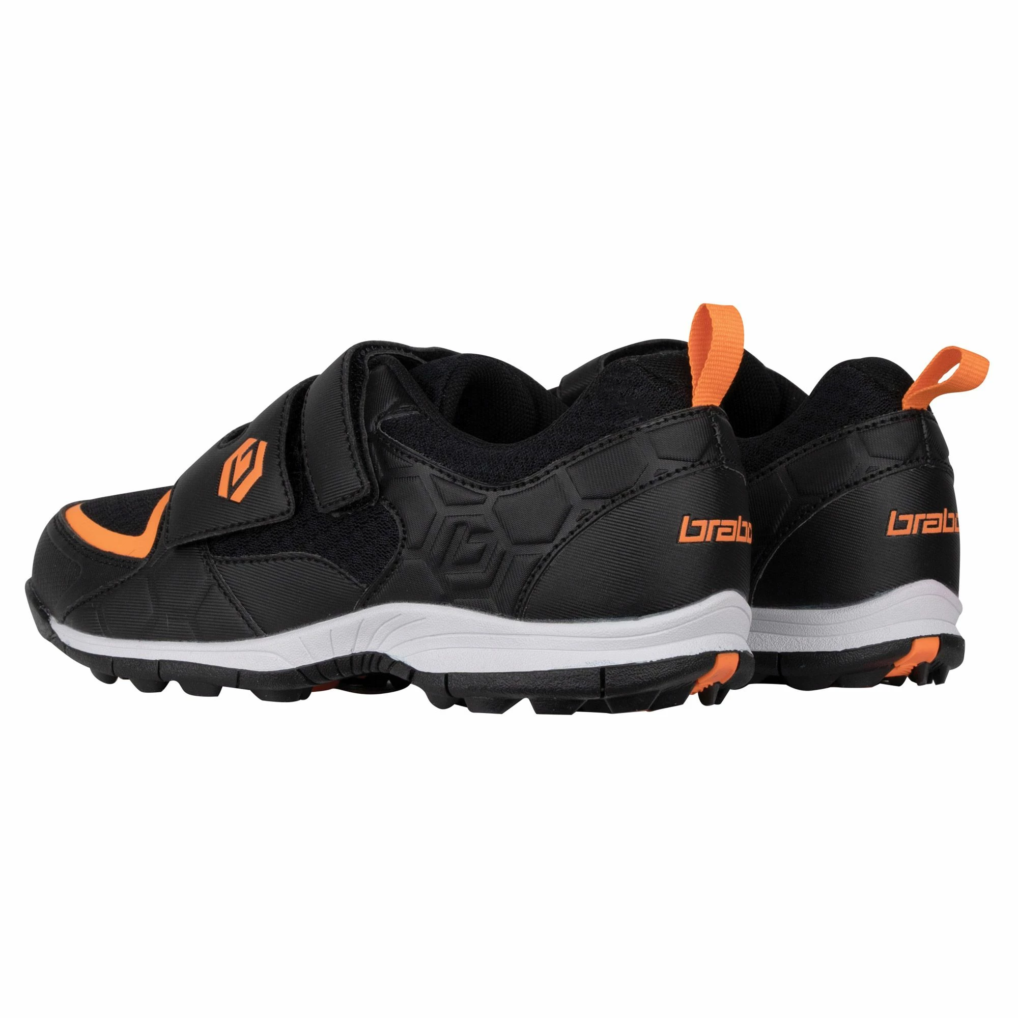 Brabo Hockeyschuhe Kinder Schwarz - Orange 4 Brabo Hockeyschuhe Kinder Schwarz - Orange – Bild 2