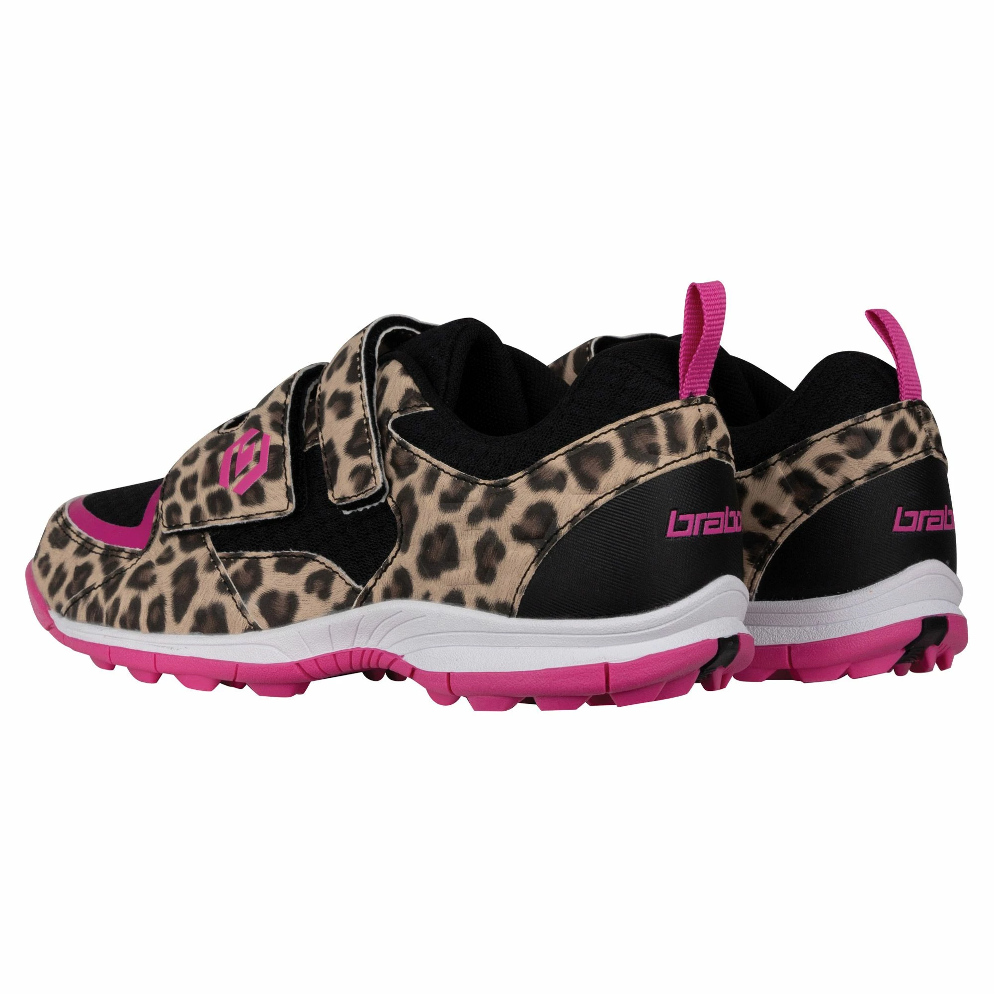 Brabo Hockeyschuhe Kinder Braun - Schwarz - Rosa 4 Brabo Hockeyschuhe Kinder Braun - Schwarz - Rosa – Bild 2