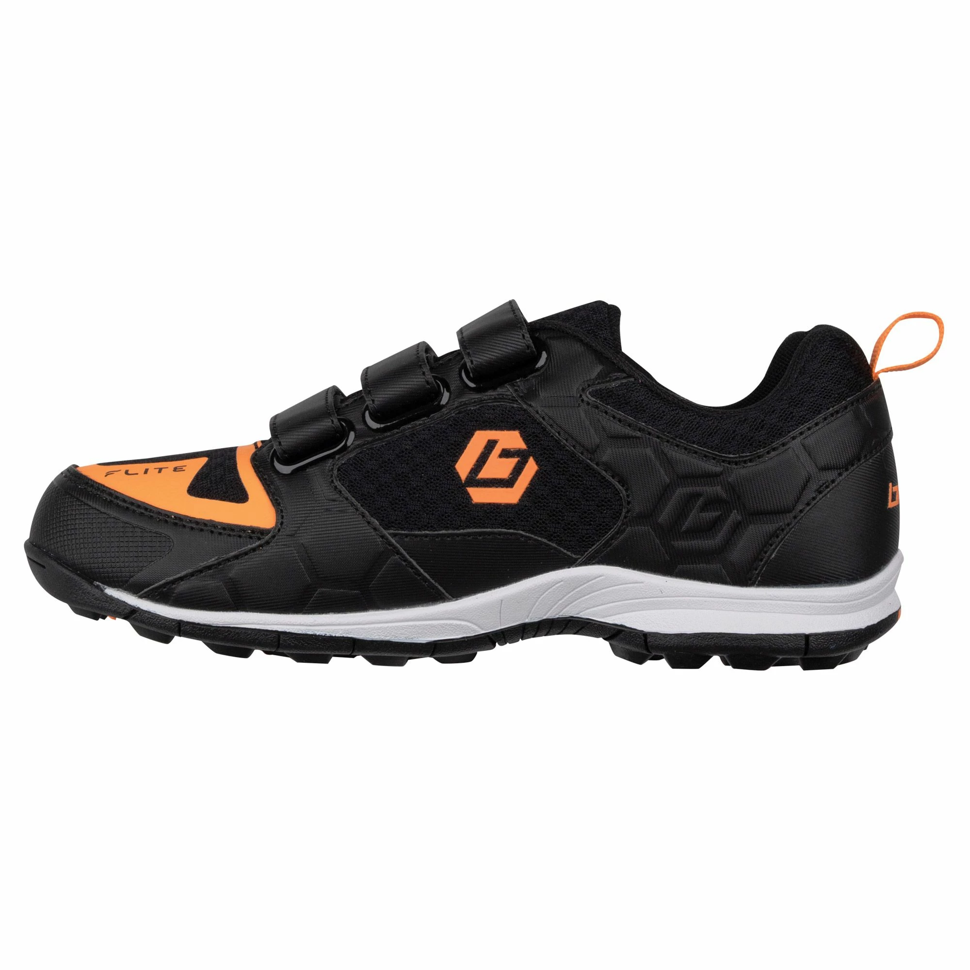 Brabo Hockeyschuhe Kinder Schwarz - Orange 6 Brabo Hockeyschuhe Kinder Schwarz - Orange – Bild 4