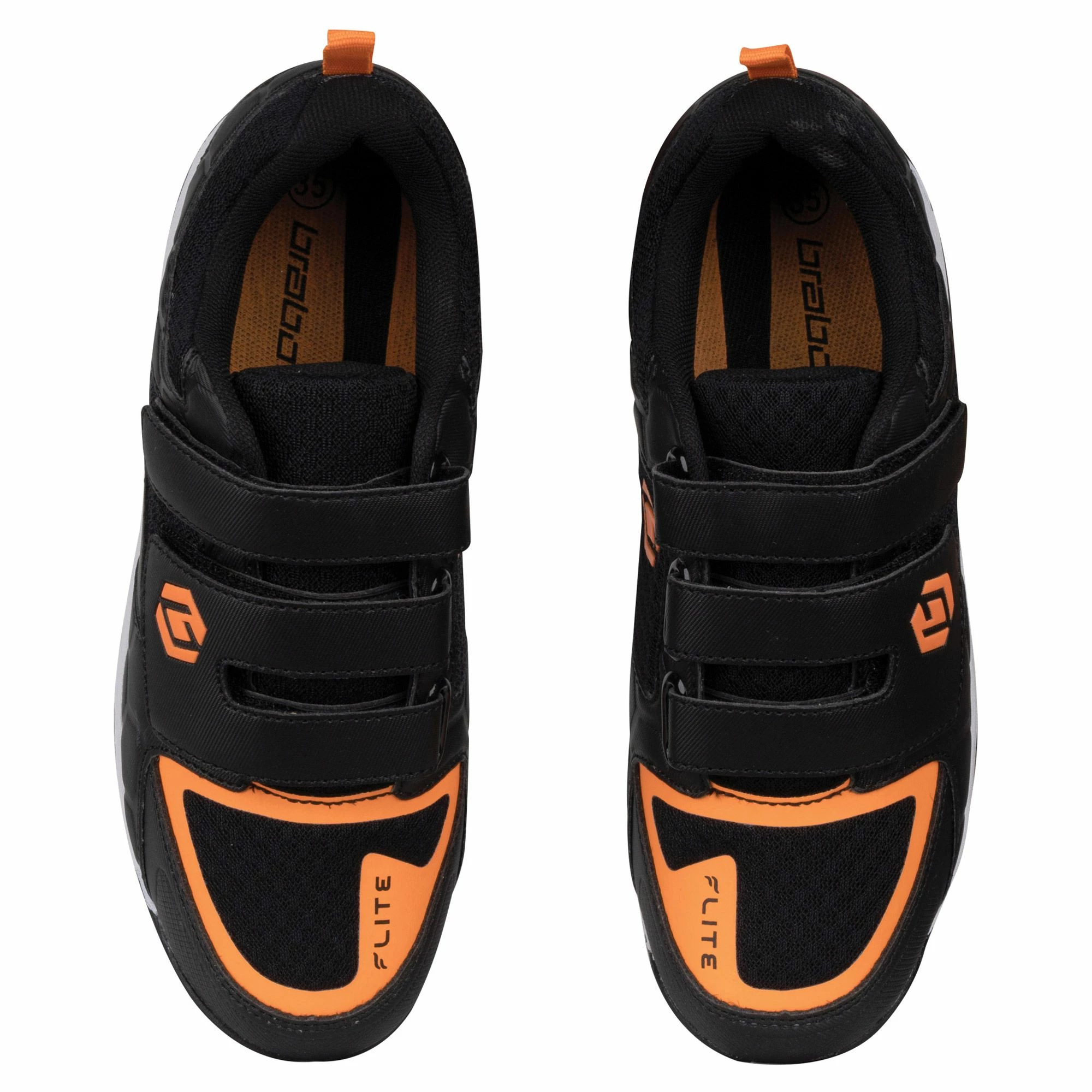 Brabo Hockeyschuhe Kinder Schwarz - Orange 8 Brabo Hockeyschuhe Kinder Schwarz - Orange – Bild 6