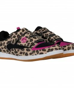 Brabo Indoor Hockeyschuhe Kinder Braun - Schwarz - Rosa