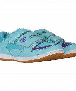 Brabo Indoor Hockeyschuhe Kinder Mint Grün - Violett