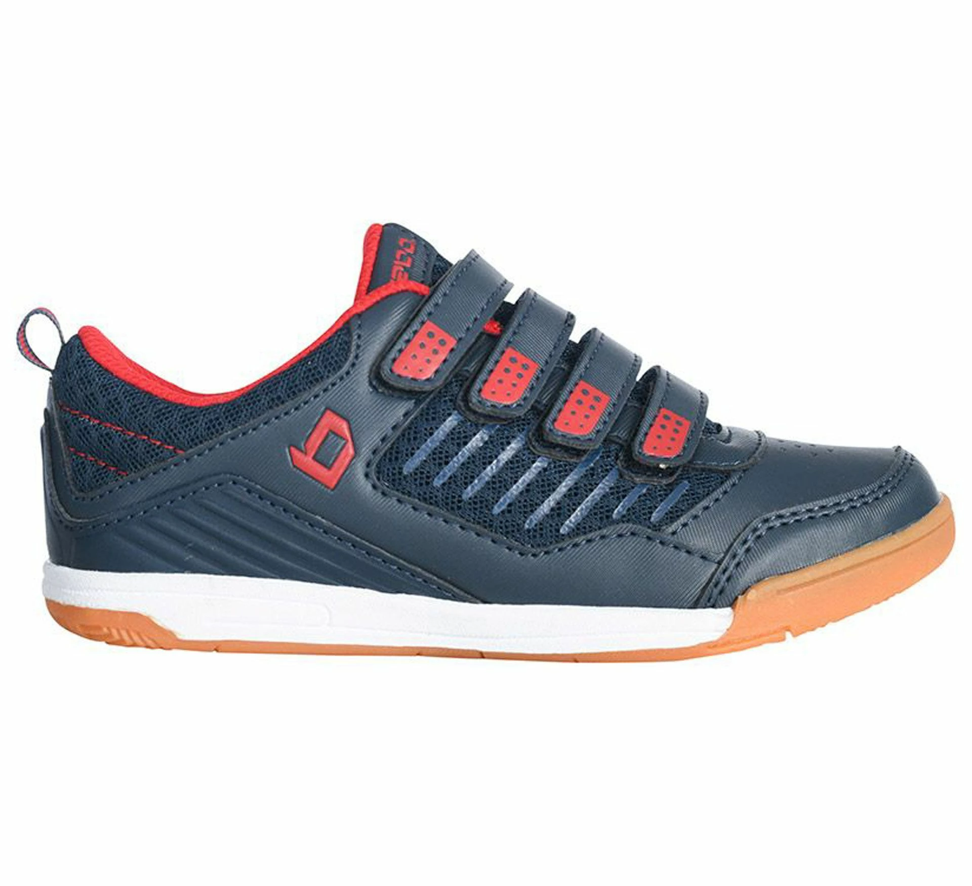 Brabo Indoor Hockeyschuhe Kinder Marine - Rot - Weiß 4 Brabo Indoor Hockeyschuhe Kinder Marine - Rot - Weiß – Bild 3