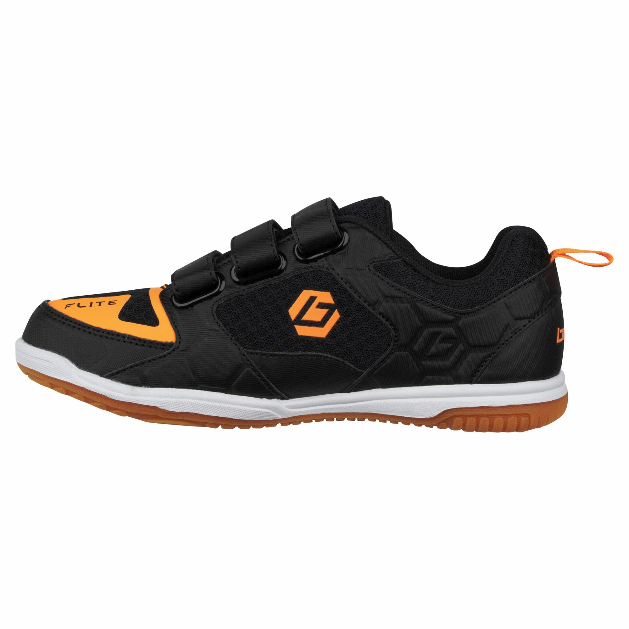 Brabo Indoor Hockeyschuhe Kinder Schwarz - Orange 6 Brabo Indoor Hockeyschuhe Kinder Schwarz - Orange – Bild 4