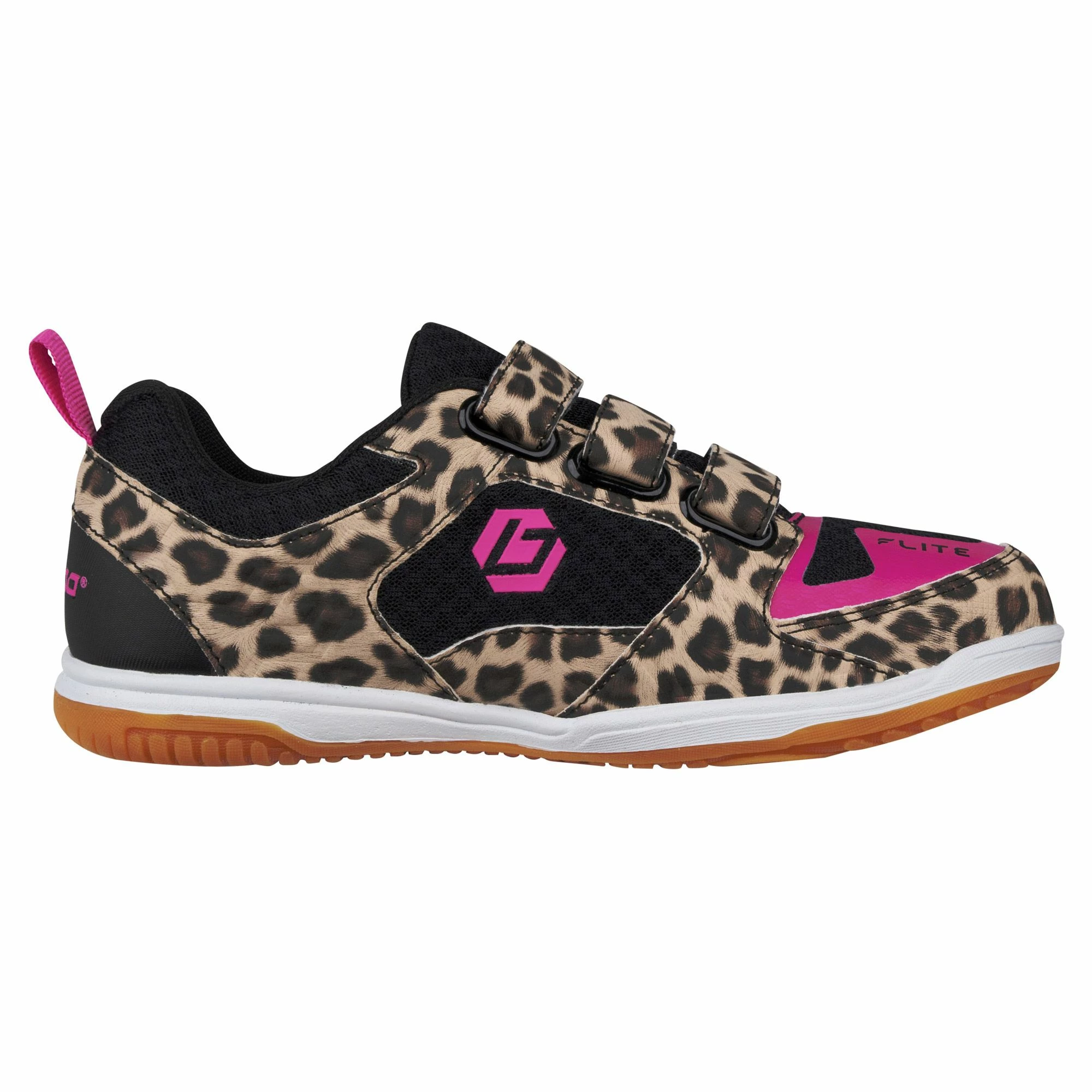 Brabo Indoor Hockeyschuhe Kinder Braun - Schwarz - Rosa 6 Brabo Indoor Hockeyschuhe Kinder Braun - Schwarz - Rosa – Bild 4