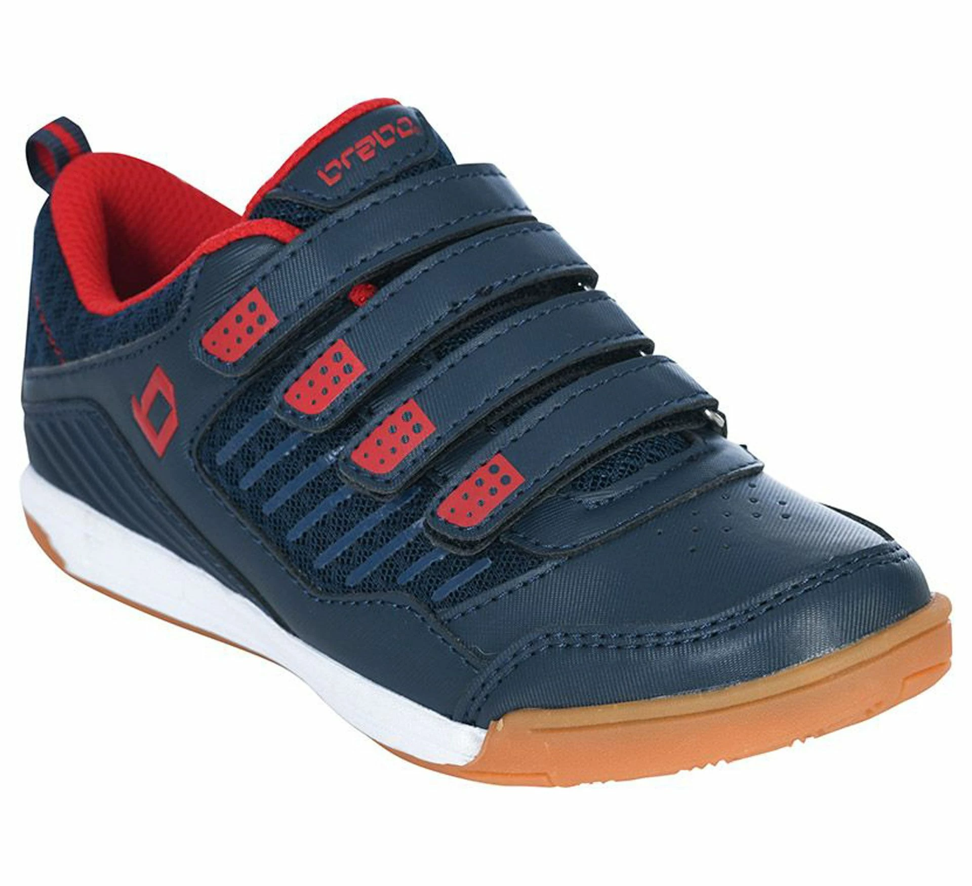 Brabo Indoor Hockeyschuhe Kinder Marine - Rot - Weiß 6 Brabo Indoor Hockeyschuhe Kinder Marine - Rot - Weiß – Bild 5