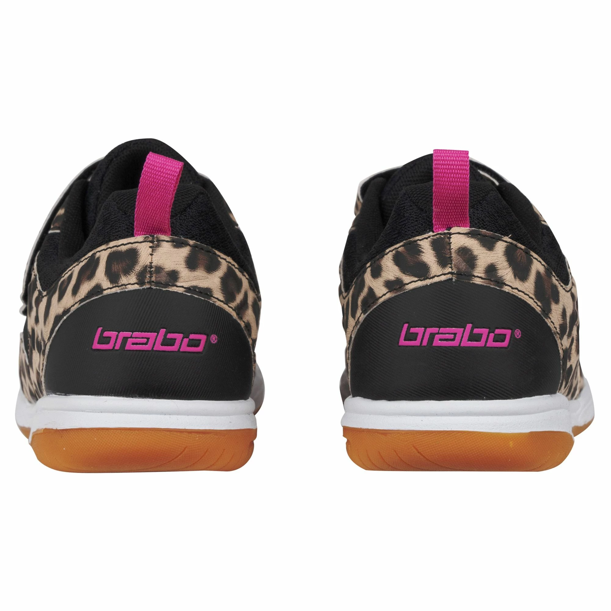 Brabo Indoor Hockeyschuhe Kinder Braun - Schwarz - Rosa 9 Brabo Indoor Hockeyschuhe Kinder Braun - Schwarz - Rosa – Bild 7