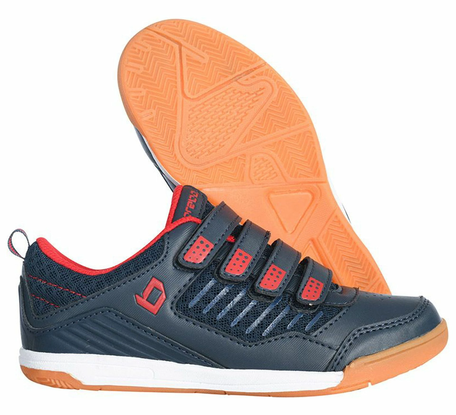 Brabo Indoor Hockeyschuhe Kinder Marine - Rot - Weiß 9 Brabo Indoor Hockeyschuhe Kinder Marine - Rot - Weiß – Bild 8