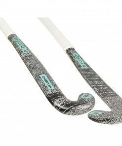 Brabo O'Geez Cheetah Hockeyschläger Kinder Schwarz - Weiß - Mint Grün