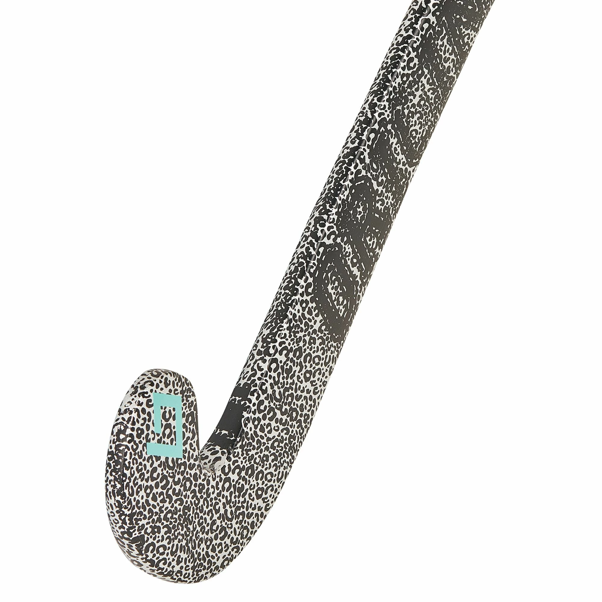 Brabo O'Geez Cheetah Hockeyschläger Kinder Schwarz - Weiß - Mint Grün 4 Brabo O'Geez Cheetah Hockeyschläger Kinder Schwarz - Weiß - Mint Grün – Bild 2