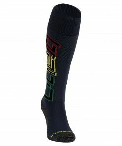 Brabo Socks Rastafari Schwarz - Grün - Gelb - Rot