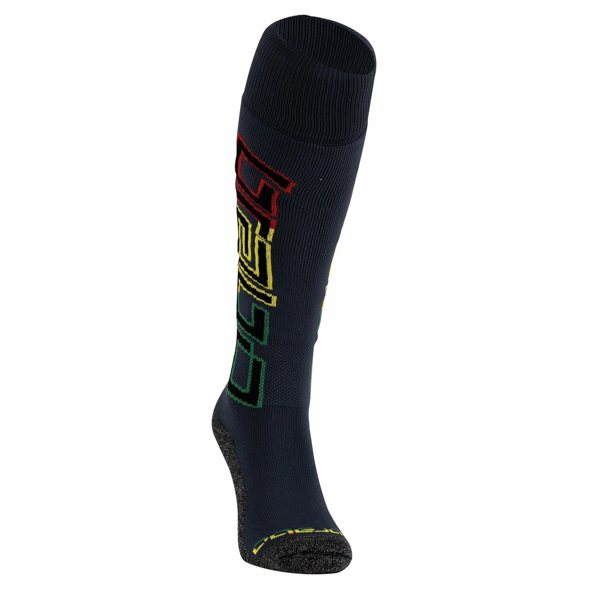 Brabo Socks Rastafari Schwarz - Grün - Gelb - Rot 3 Brabo Socks Rastafari Schwarz - Grün - Gelb - Rot
