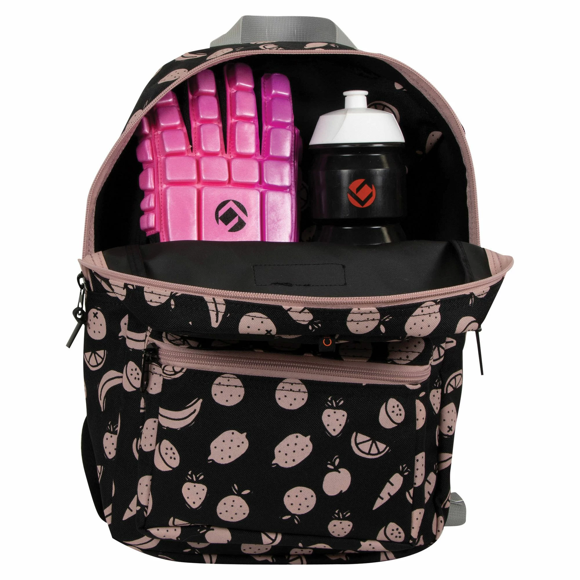 Brabo Storm Hockey Rucksack Kinder Schwarz - Rosa 6 Brabo Storm Hockey Rucksack Kinder Schwarz - Rosa – Bild 4