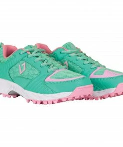 Brabo Tribute Hockeyschuhe Kinder Mint Grün - Rosa