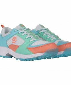 Brabo Tribute Hockeyschuhe Kinder Weiß - Rosa - Blau - Grün