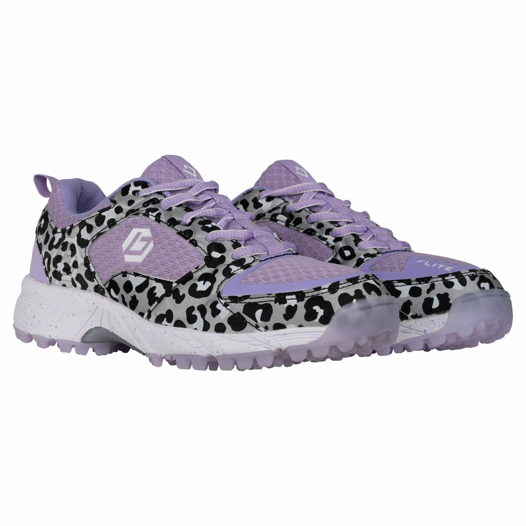 Brabo Tribute Hockeyschuhe Kinder Violett - Grau - Schwarz - Weiß 3 Brabo Tribute Hockeyschuhe Kinder Violett - Grau - Schwarz - Weiß