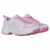 Brabo Tribute Hockeyschuhe Kinder Weiß - Rosa