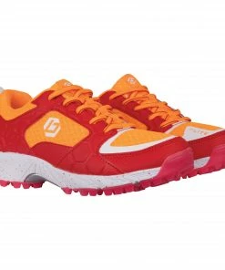 Brabo-Laden 9 Brabo Tribute Hockeyschuhe Kinder Orange - Rot
